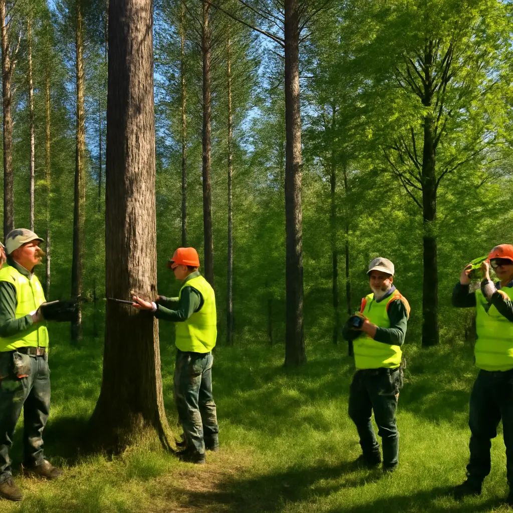 Spravování lesní společnosti v terénu