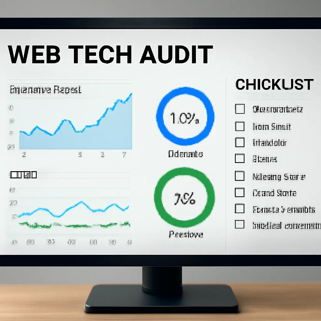 Audit rychlosti a obsahu webu lesní společnosti