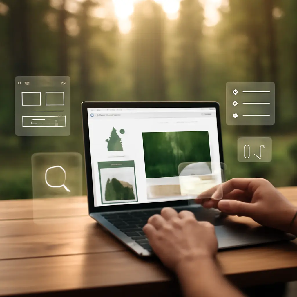 Web lesní společnosti za 5 minut: rychlý průvodce k rozjezdu